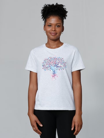 Watapparel Shirt ' Tree of life ' in White: front