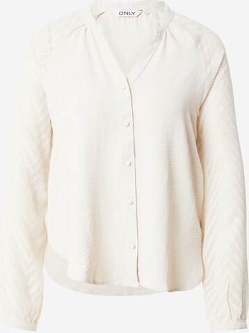 ONLY Blouse 'LISA' in Beige: voorkant