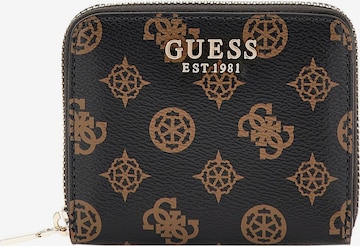 GUESS Wallet 'Laurel' in Brown: front