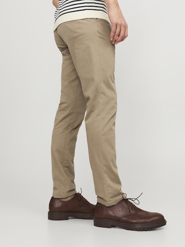 JACK & JONES Slimfit Chino kalhoty 'JJIMarco JJBowie' – béžová