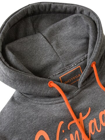 WOTEGA Sweatshirt 'WT Star' in Grey