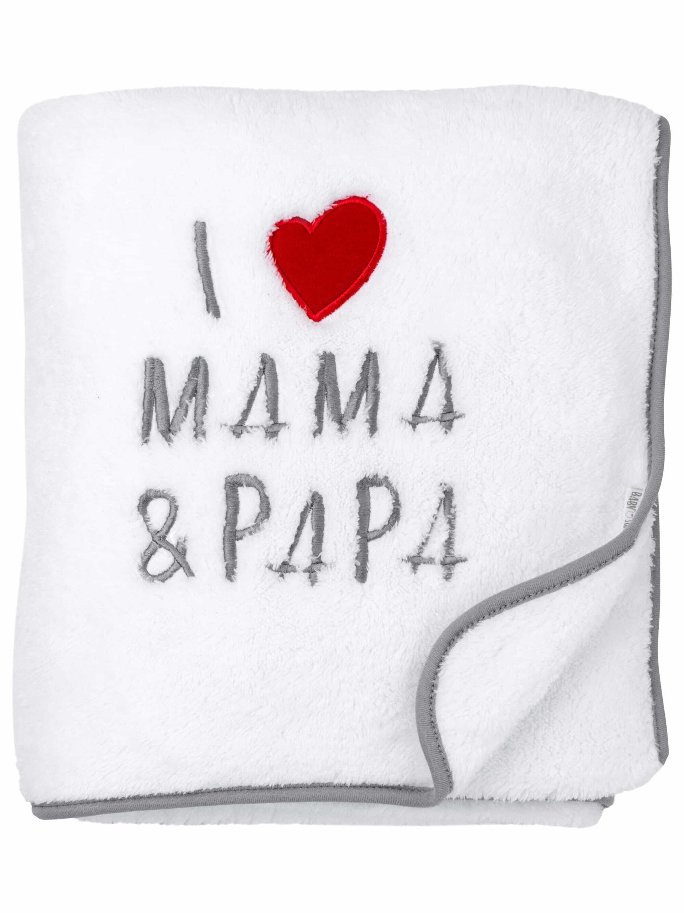 Baby Sweets Set 'I love Mama & Papa' in White