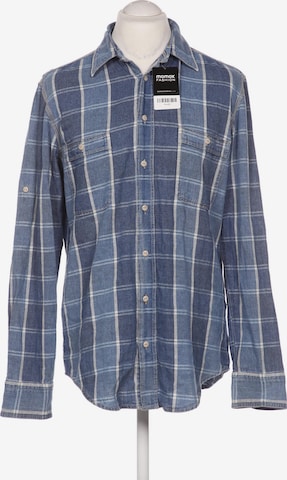 BOSS Orange Hemd L in Blau: Vorderseite