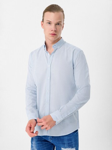 Moxx Paris Slim fit Button Up Shirt in Blue
