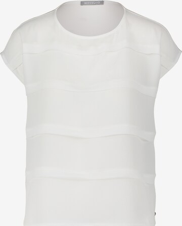 T-shirt Betty & Co en blanc : devant