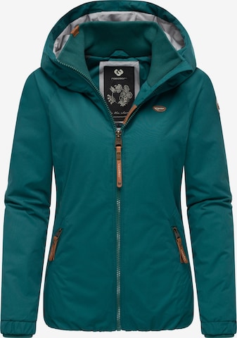 Ragwear Outdoor Jacket 'Dizzie' in Green: front