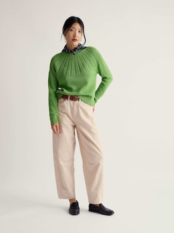 Pull-over 'Stone Chat' Seasalt Cornwall en vert