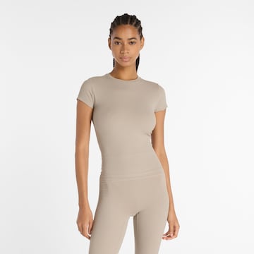 new balance Functioneel shirt in Beige: voorkant