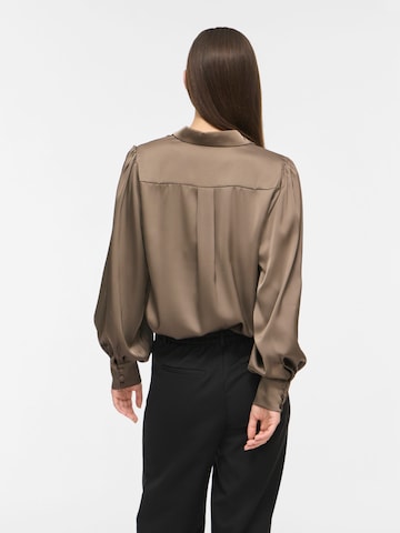 VILA Bluse 'VIEnna Ravenna' in Braun