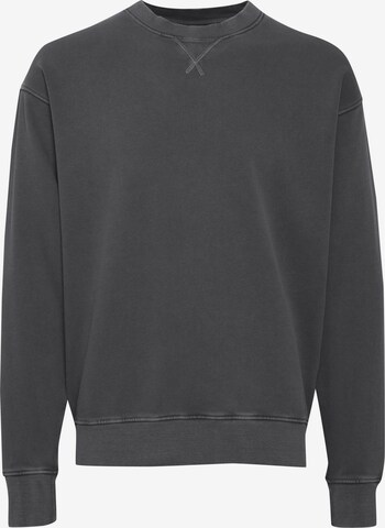 Sweat-shirt !Solid en gris : devant