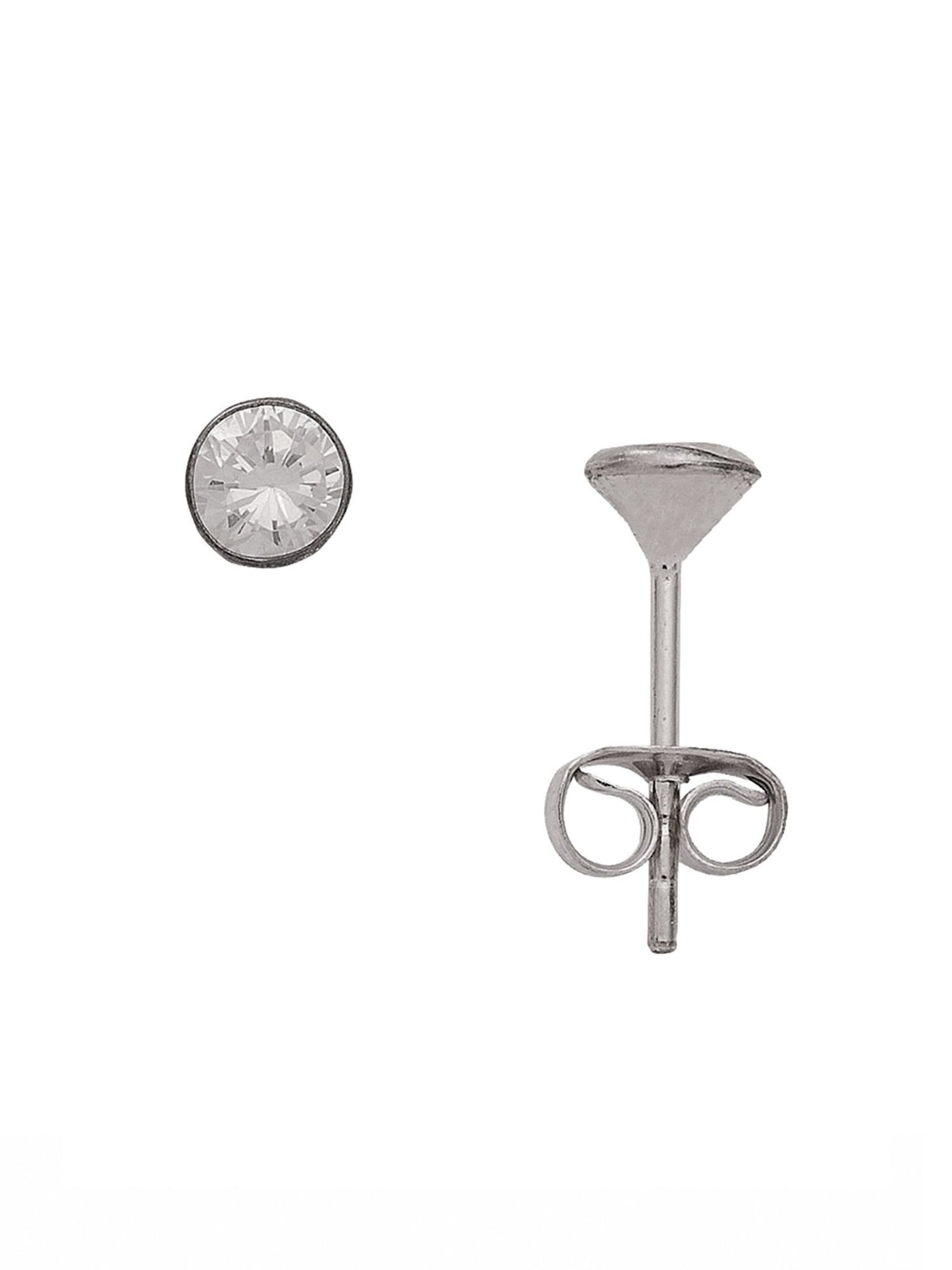 Adelia´s Ohrstecker in Silber: Vorderseite