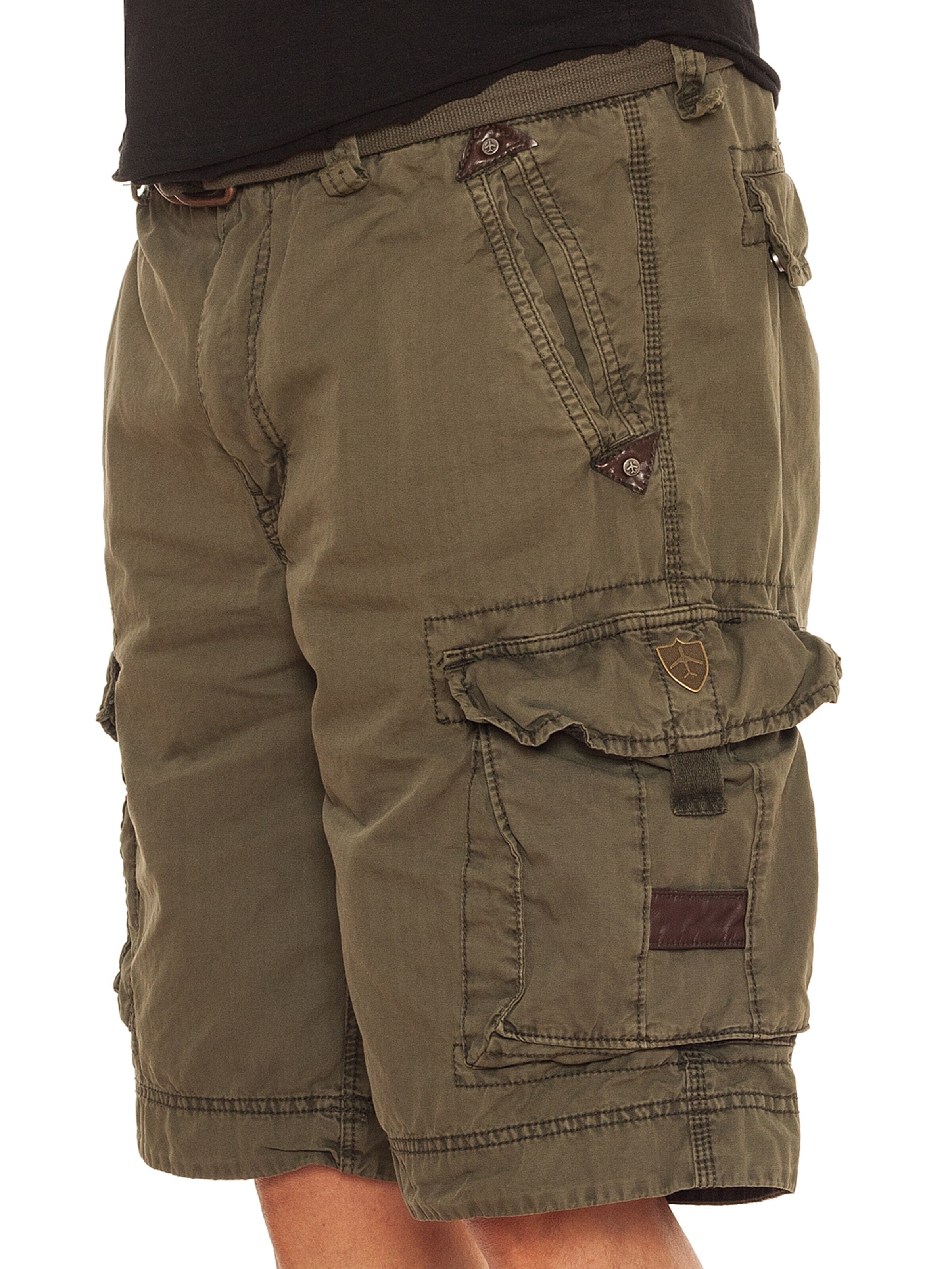 JET LAG Regular Cargo Pants 'Take Off 7' in Green