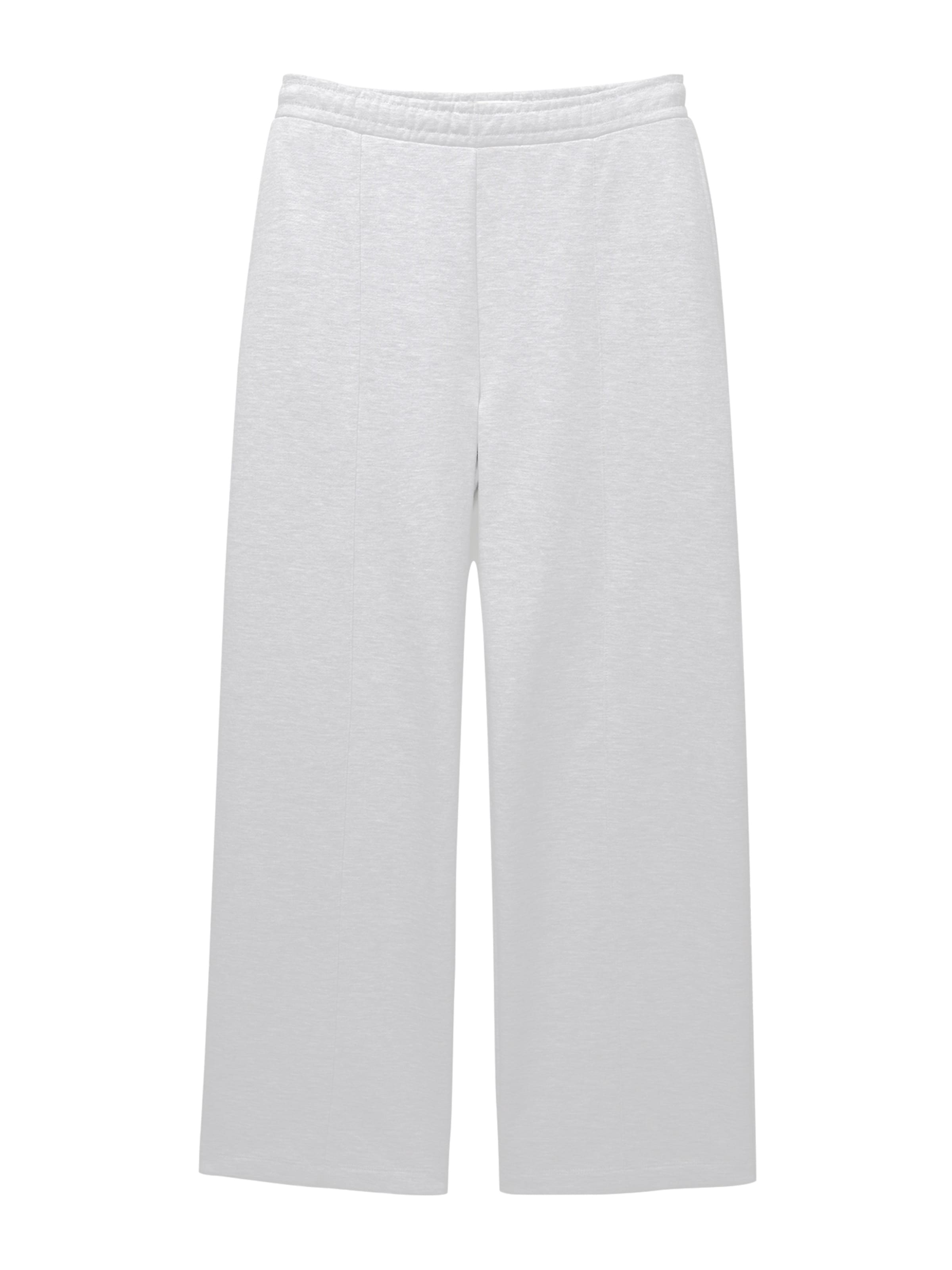 Pull&Bear Zvonové kalhoty Kalhoty – šedá: přední strana