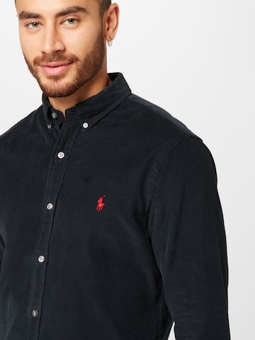 Polo Ralph Lauren Slim fit Overhemd in Zwart