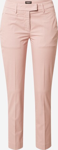 Slimfit Pantaloni chino di Dondup in rosa: frontale