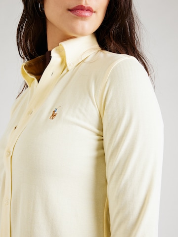 Bluză de la Polo Ralph Lauren pe galben