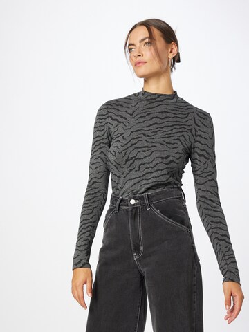 T-shirt 'Zebra' System Action en gris : devant