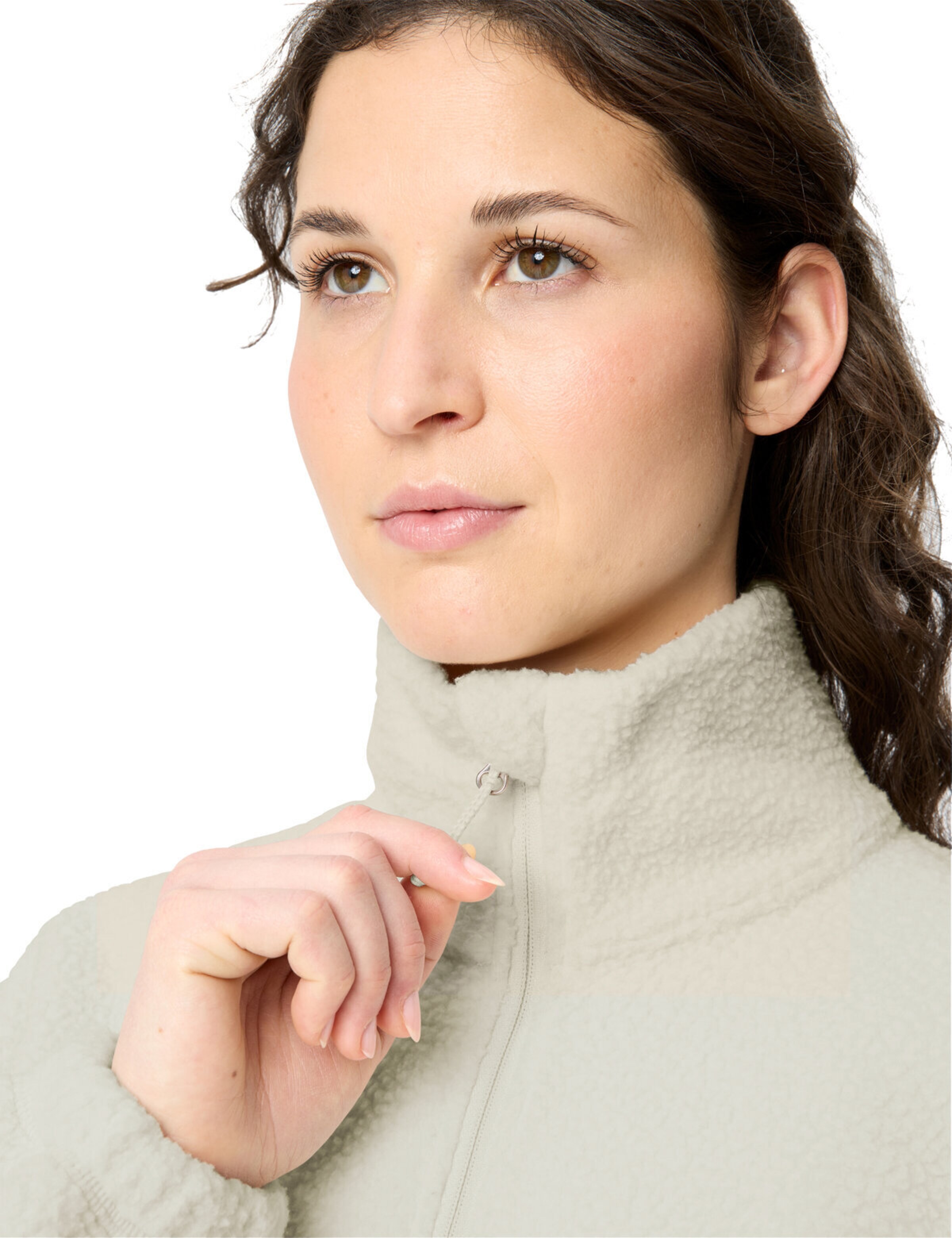 VAUDE Sports sweater 'Najun' in Beige
