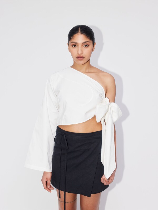 ABOUT YOU REBIRTH STUDIOS Blouse 'Eri' in White
