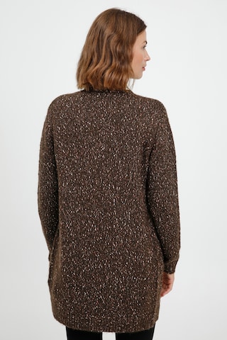 Fransa Knit Cardigan 'FRCESPOT 1' in Brown