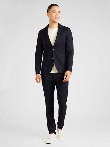 Bruun & Stengade - regular Traje 'Marin' en negro: frente