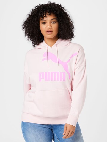 PUMA Sweatshirt in Roze: voorkant