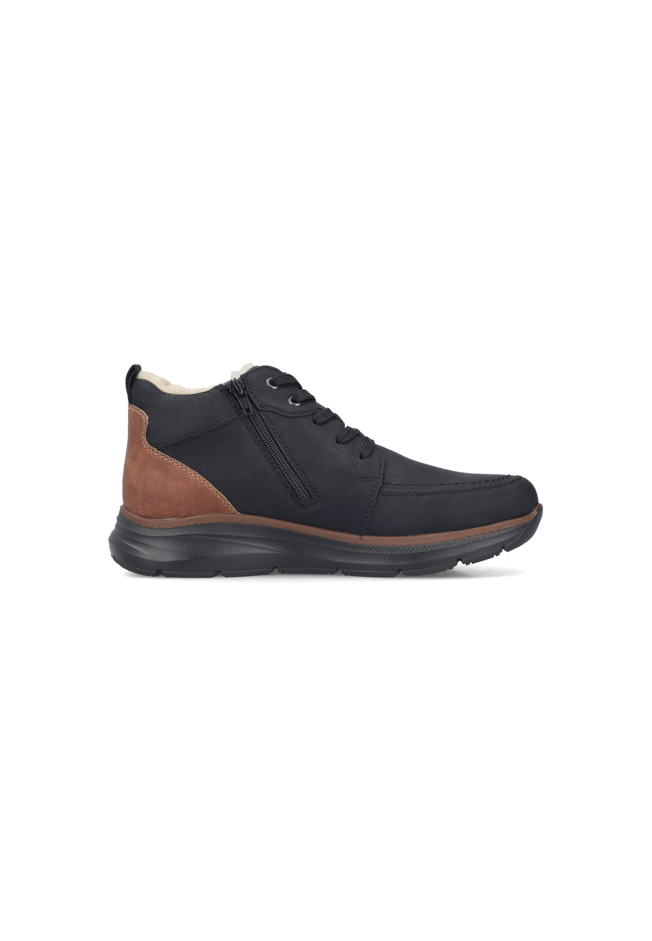 Rieker Schnürboots in Schwarz