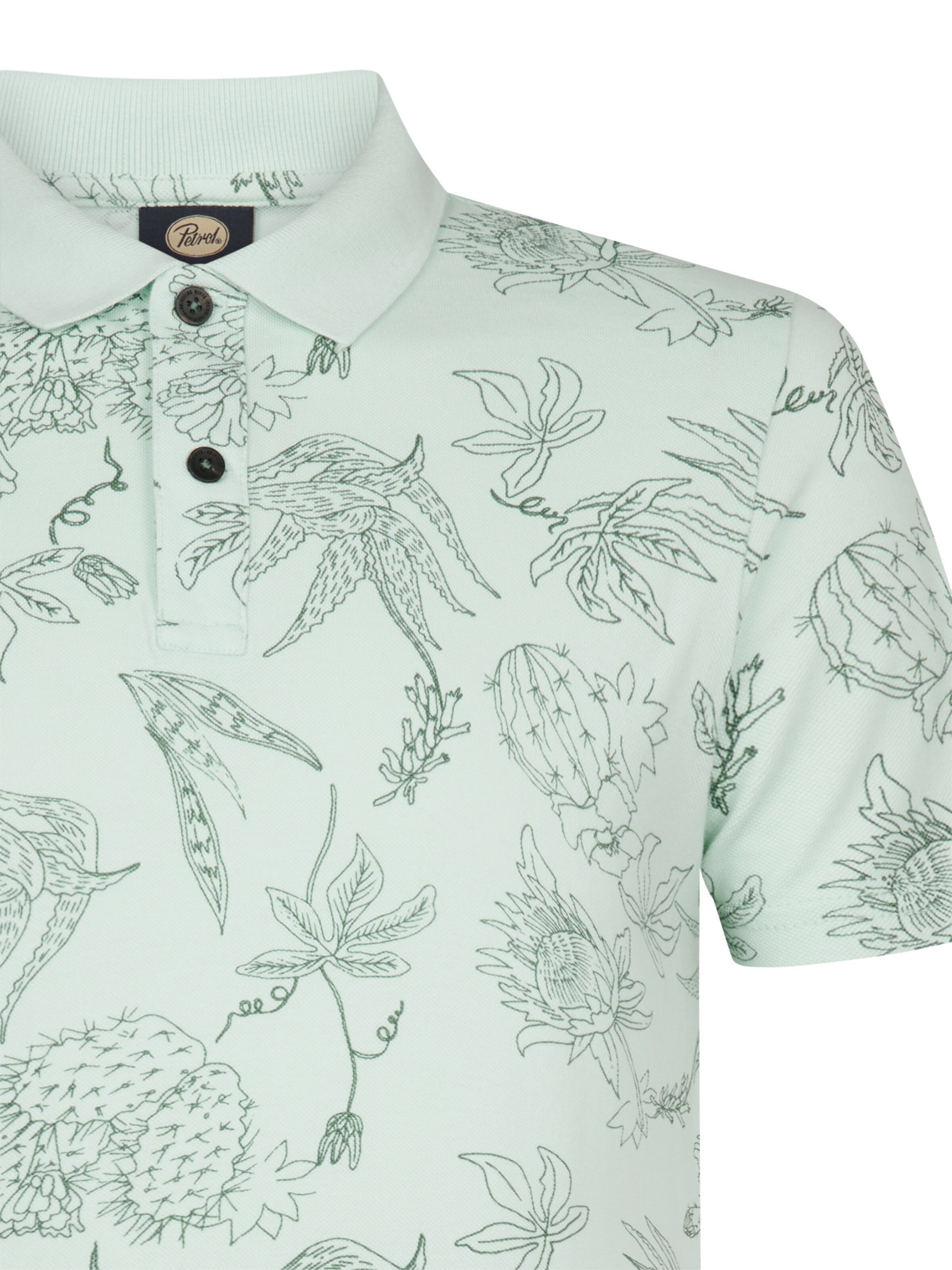 Petrol Industries Koszulka w kolorze zielony