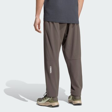 Regular Pantalon outdoor ADIDAS TERREX en vert