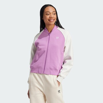 ADIDAS ORIGINALS Bluza rozpinana 'Adicolor Classics' w kolorze fioletowy