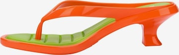 MELISSA Teenslipper in Oranje: voorkant