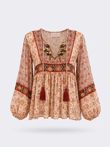 Miss June Blouse 'Blouse Mahaly' in Beige