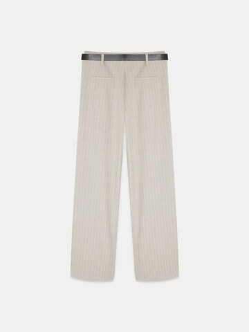 Dilvin Wide leg Pants in Beige