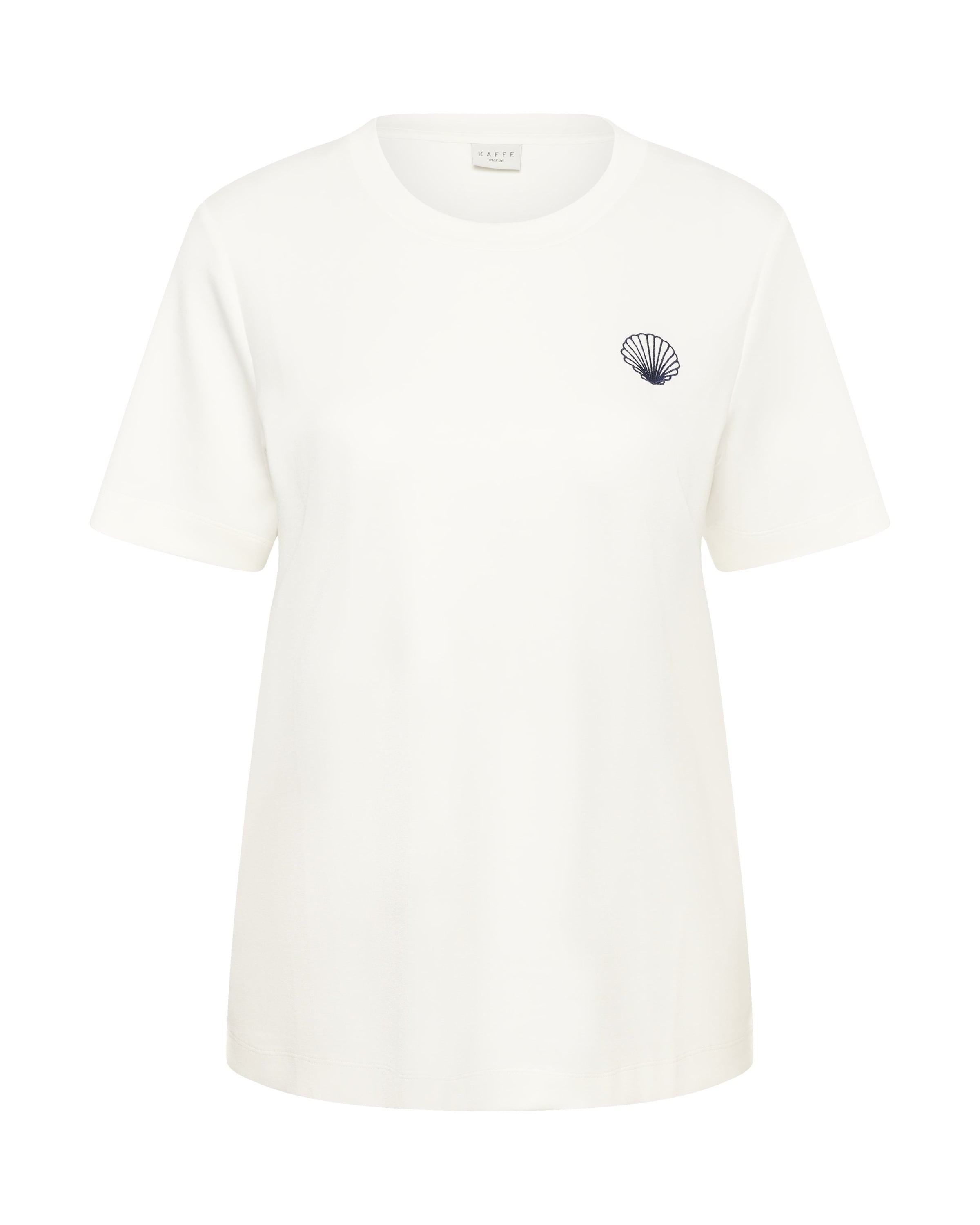 KAFFE CURVE - Camiseta 'KCAnnia' en blanco: frente