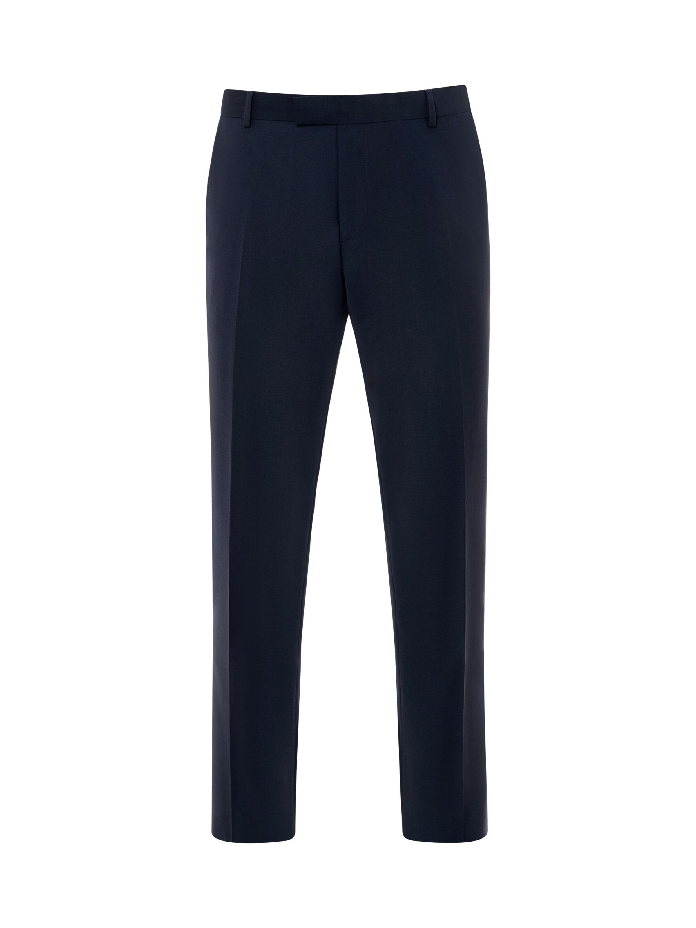 Thomas Goodwin Slimfit Pantalon 'Toby' in Blauw: voorkant