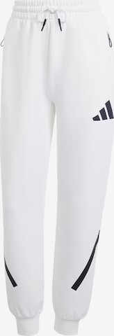 ADIDAS SPORTSWEAR Tapered Sporthose 'W Z.N.E. PT' in Weiß: Vorderseite