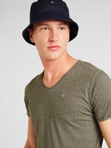 Tommy Jeans Regular Fit T-Shirt 'JASPE' in Grün