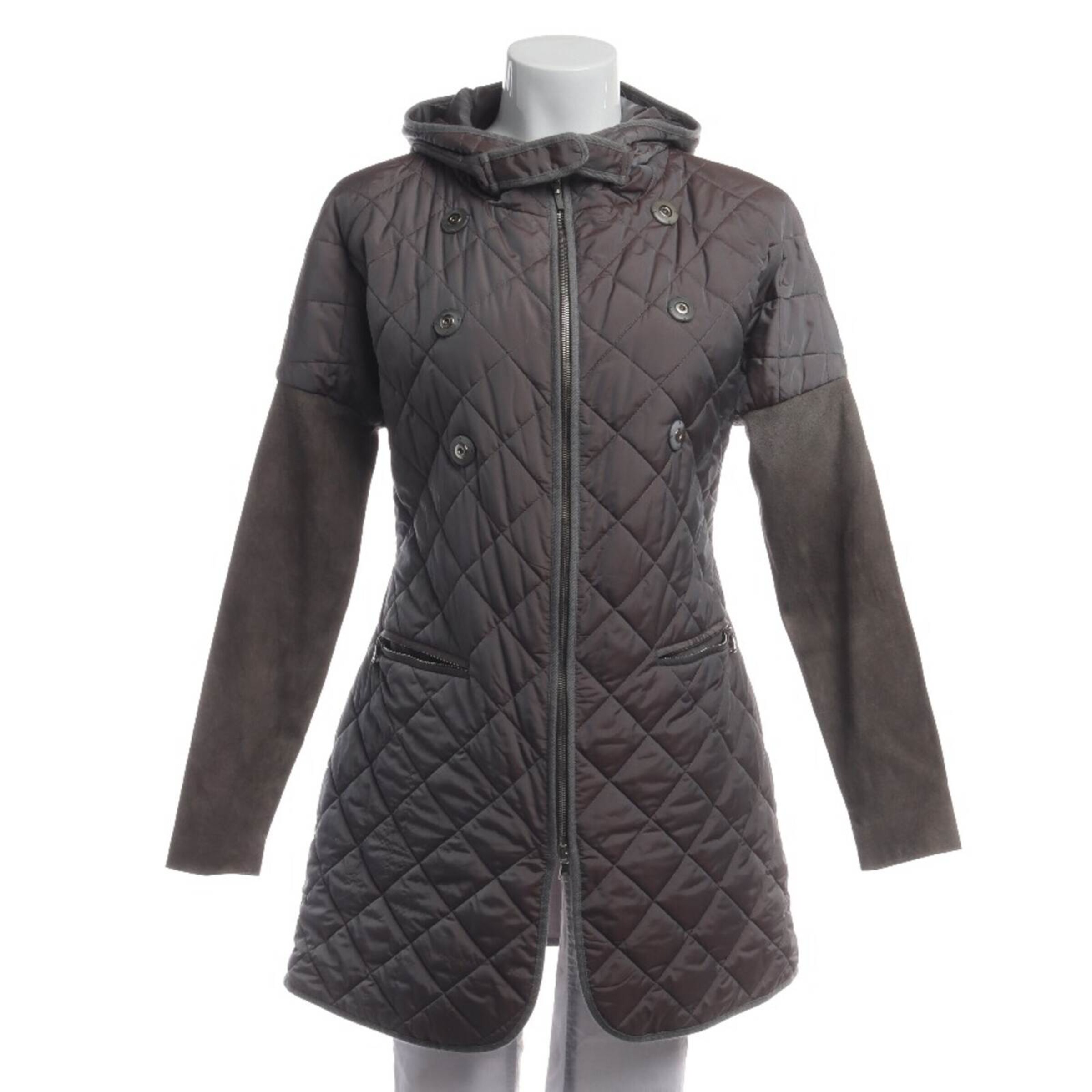 Brunello Cucinelli Übergangsjacke S in Grau: Vorderseite