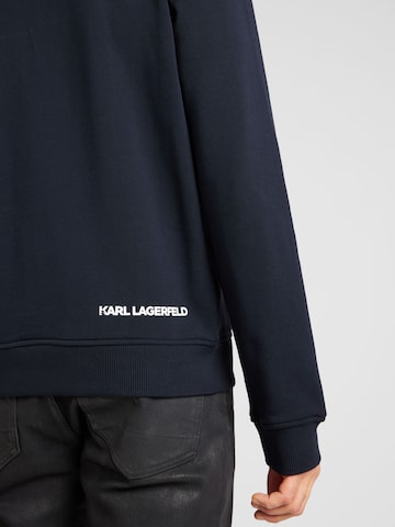 Sweat-shirt Karl Lagerfeld en bleu