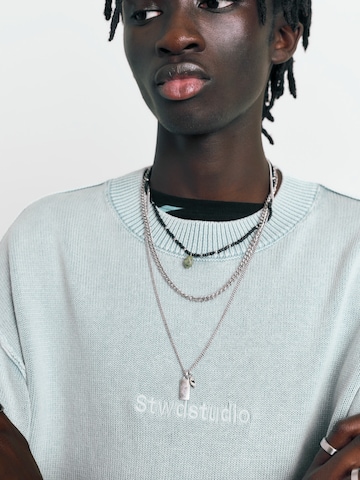 Pull&Bear Pullover 'STWD' i blå