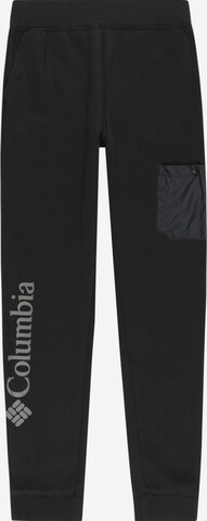 COLUMBIA Workout Pants 'Trek' in Black: front