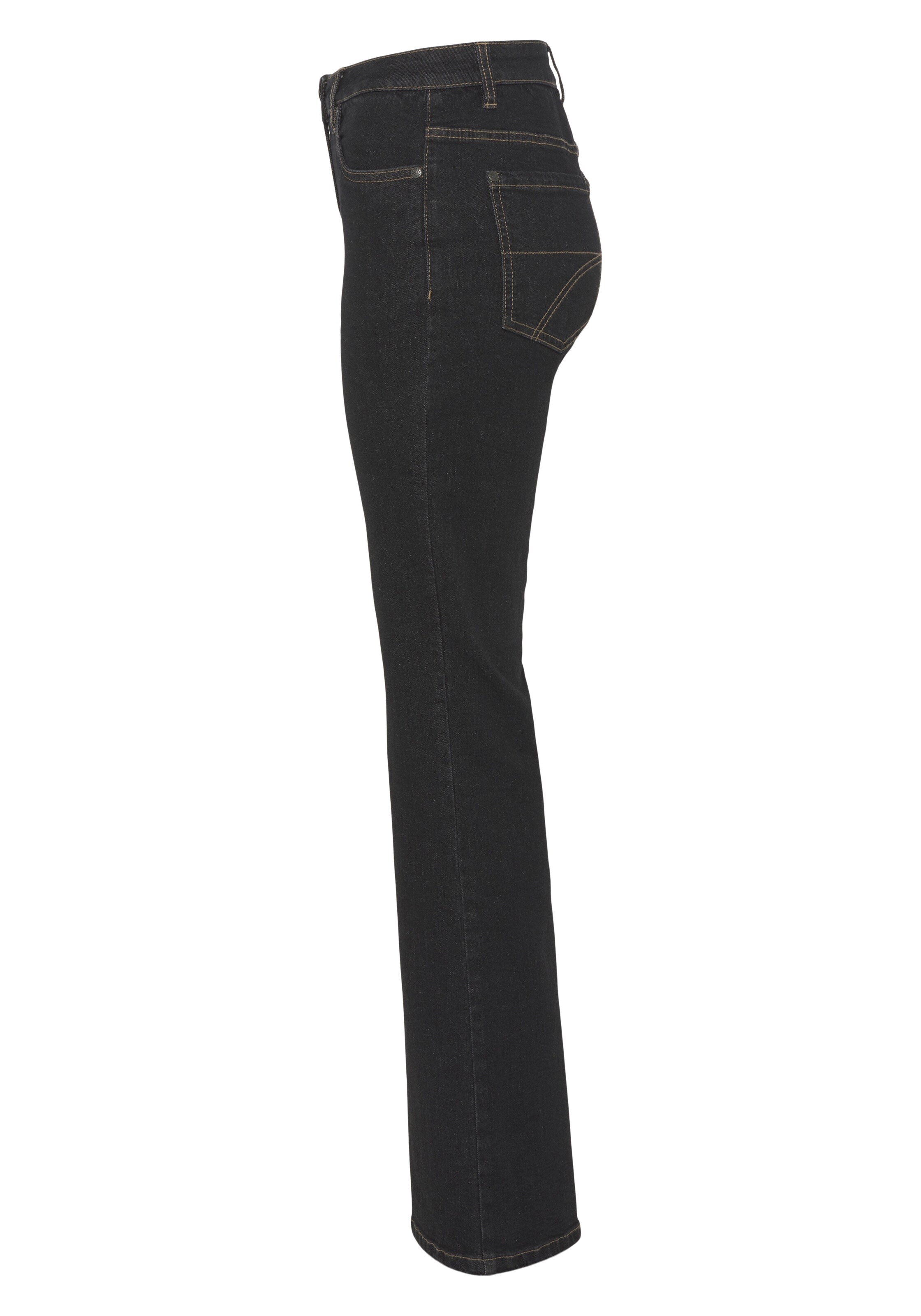 ARIZONA Boot cut Jeans in Black