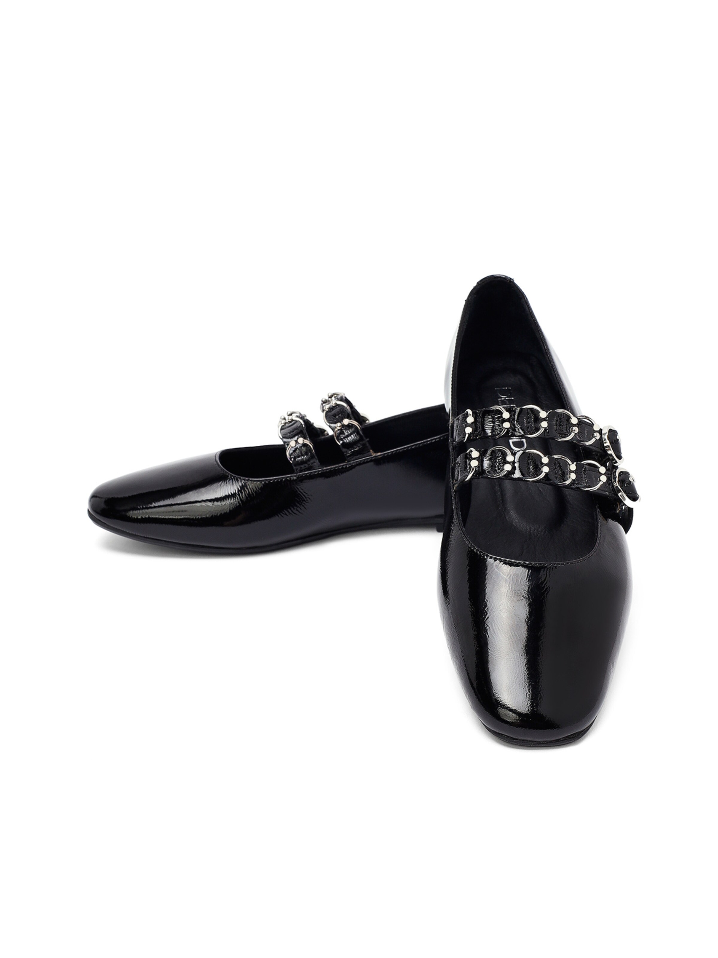 Ballerines à lanières Derimod en noir