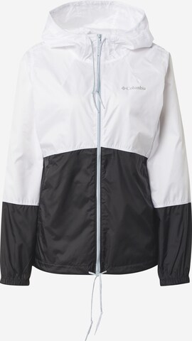 Veste fonctionnelle 'Flash Forward' COLUMBIA en blanc : devant