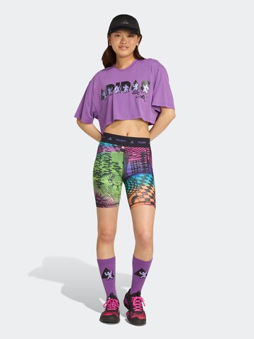 ADIDAS PERFORMANCE Funkcionális felső 'Adidas x Jeremy Scott' - lila: elől