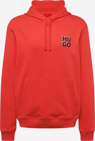 HUGO Sweatshirt 'Dimoni' in Rood: voorkant