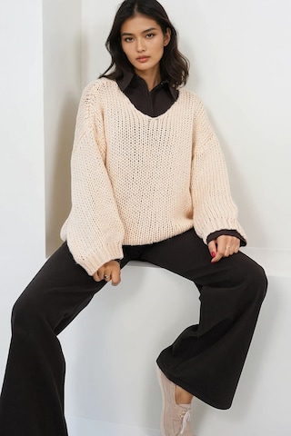 Trend Alaçatı Stili - Jersey en beige