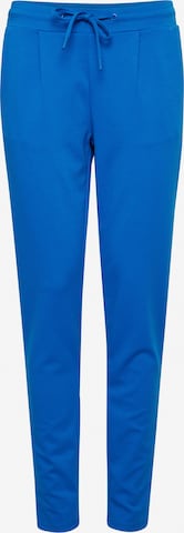 Pantalon 'KATE' ICHI en bleu : devant