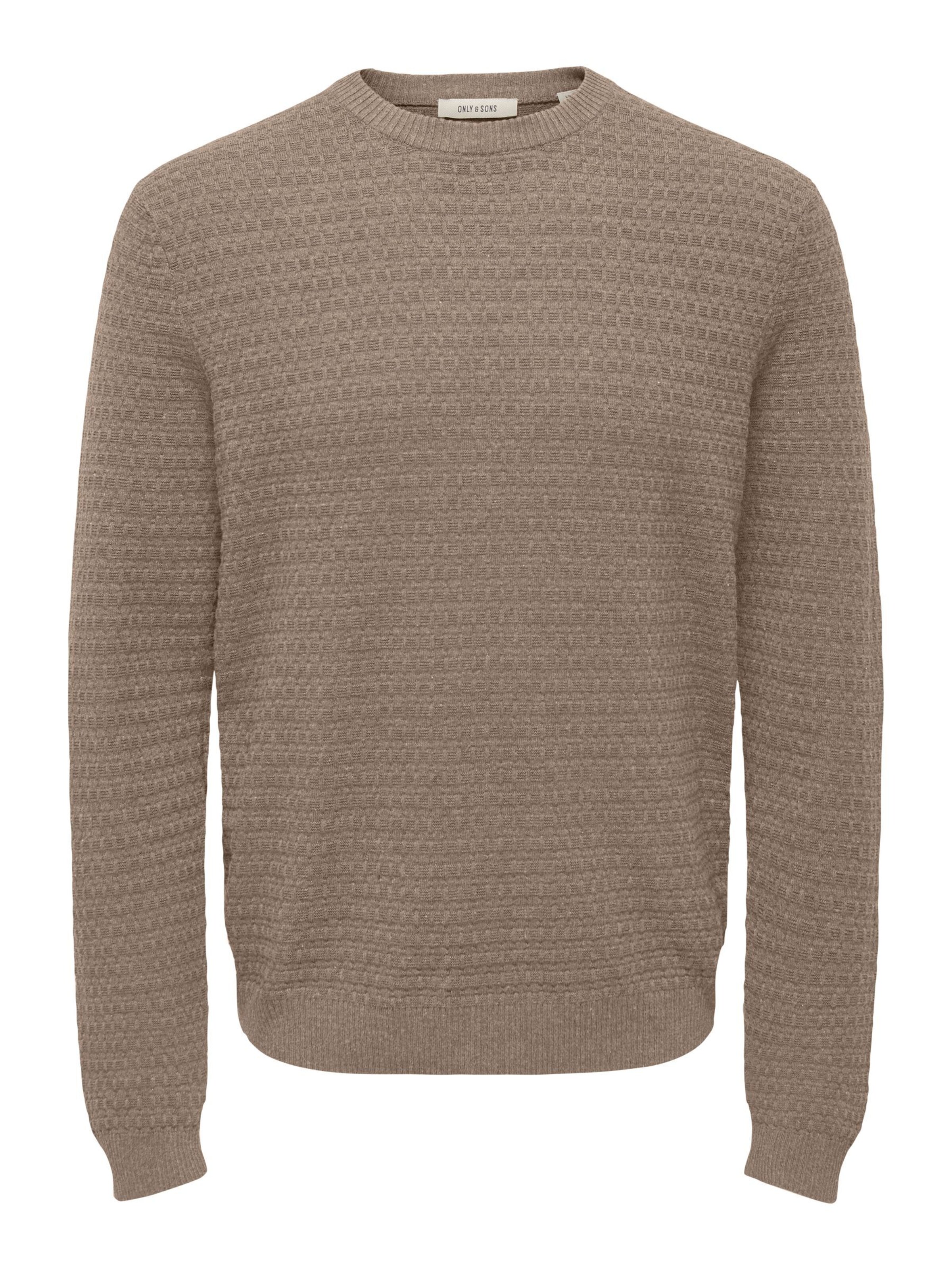 Pullover 'ONSLoui' di Only & Sons in marrone: frontale