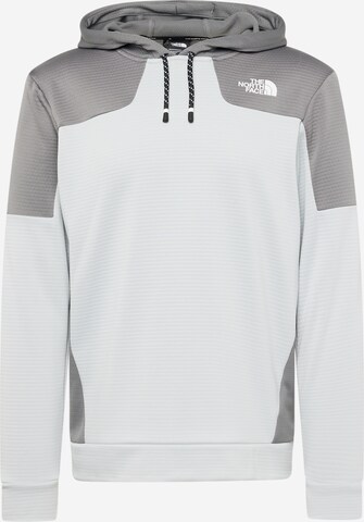 THE NORTH FACE Sport sweatshirt i grå: framsida